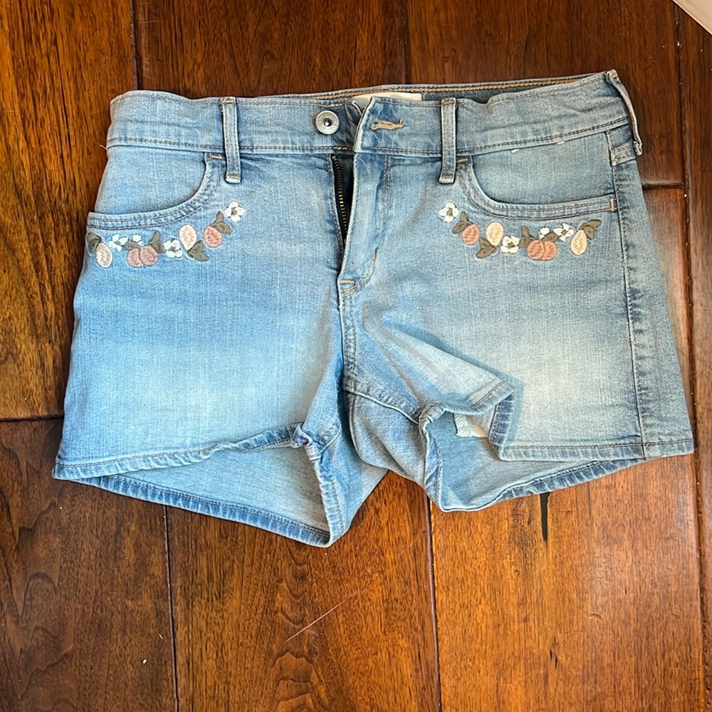 Abercrombie, kids, jeans shorts